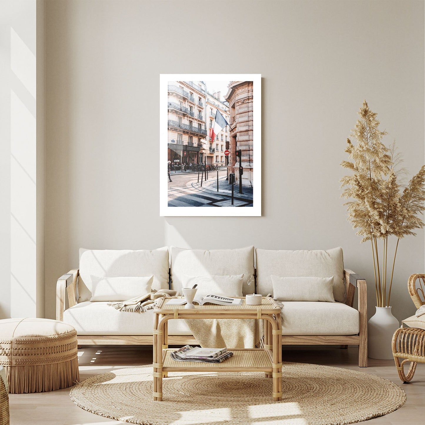 Wes Co Gallery Metal Poster Parisian Charm 24" x 36" Home Goods - Travels Border or edge to edge Metal Art Print