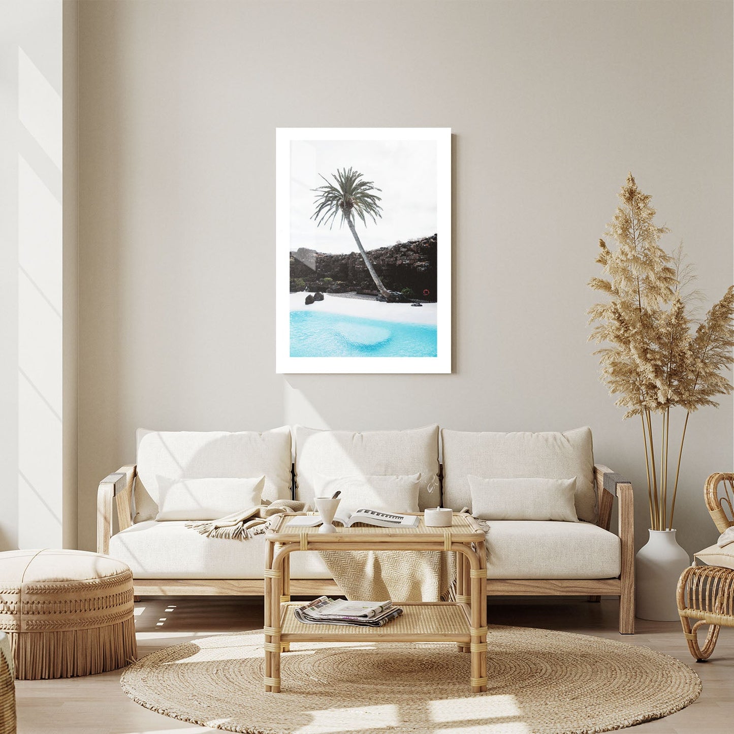 Wes Co Gallery Metal Poster Tropical Tranquility 24" x 36" Home Goods - Photography Border or edge to edge Metal Art Print
