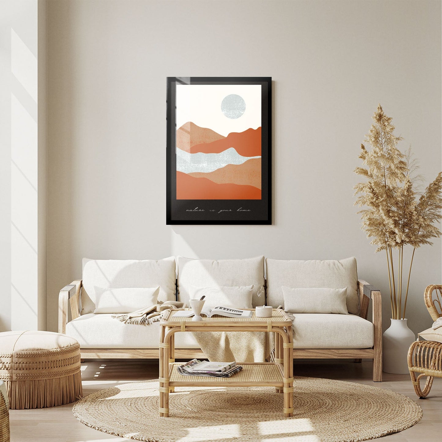 Wes Co Gallery Metal Poster Nature Is Your Home 11" x 14" Home Goods - Illustrations Edge to edge Metal Art Print