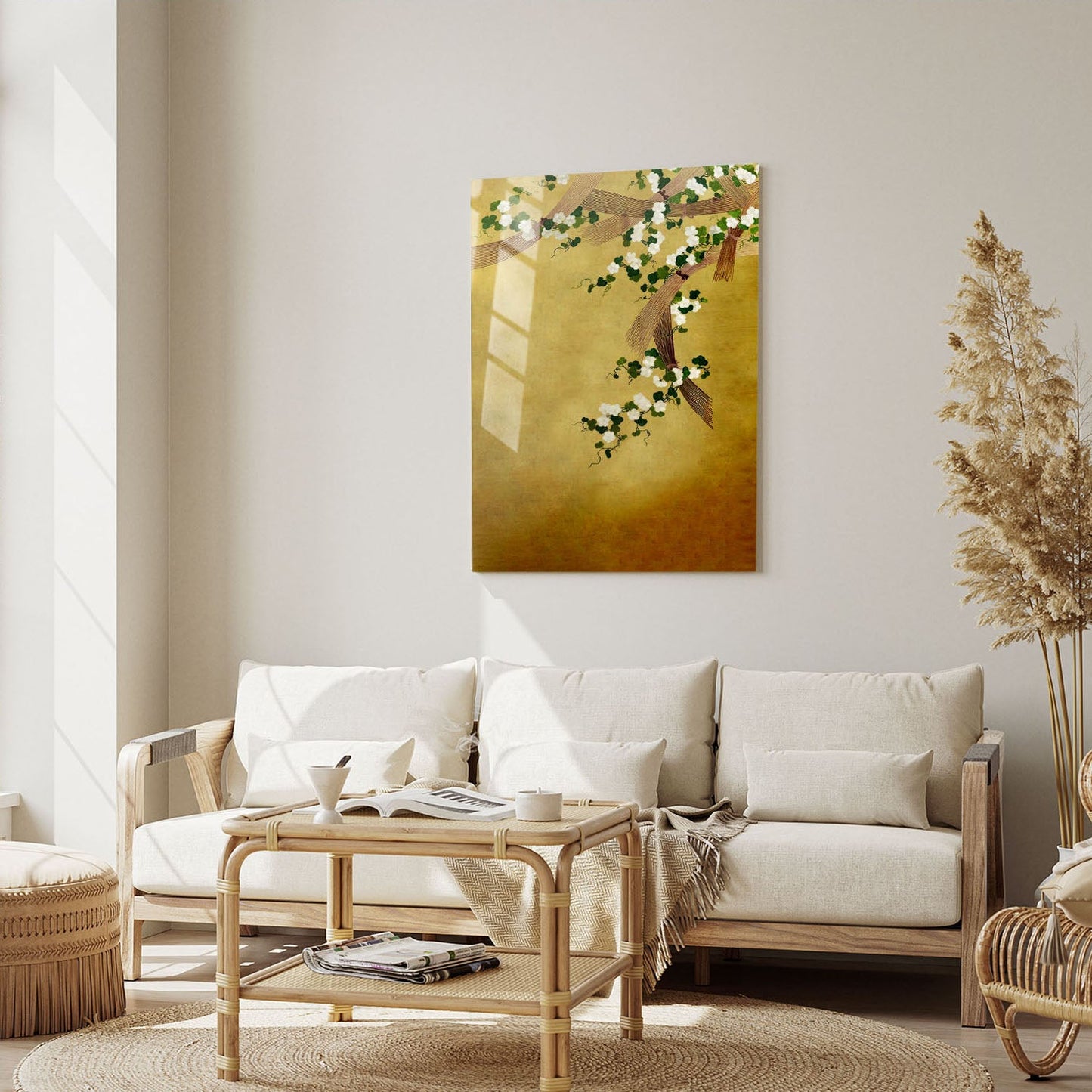 Wes Co Gallery Metal Poster The Golden Kimono by Ito Shinsui 11" x 14" Home Goods - Artist Edge to edge Metal Art Print