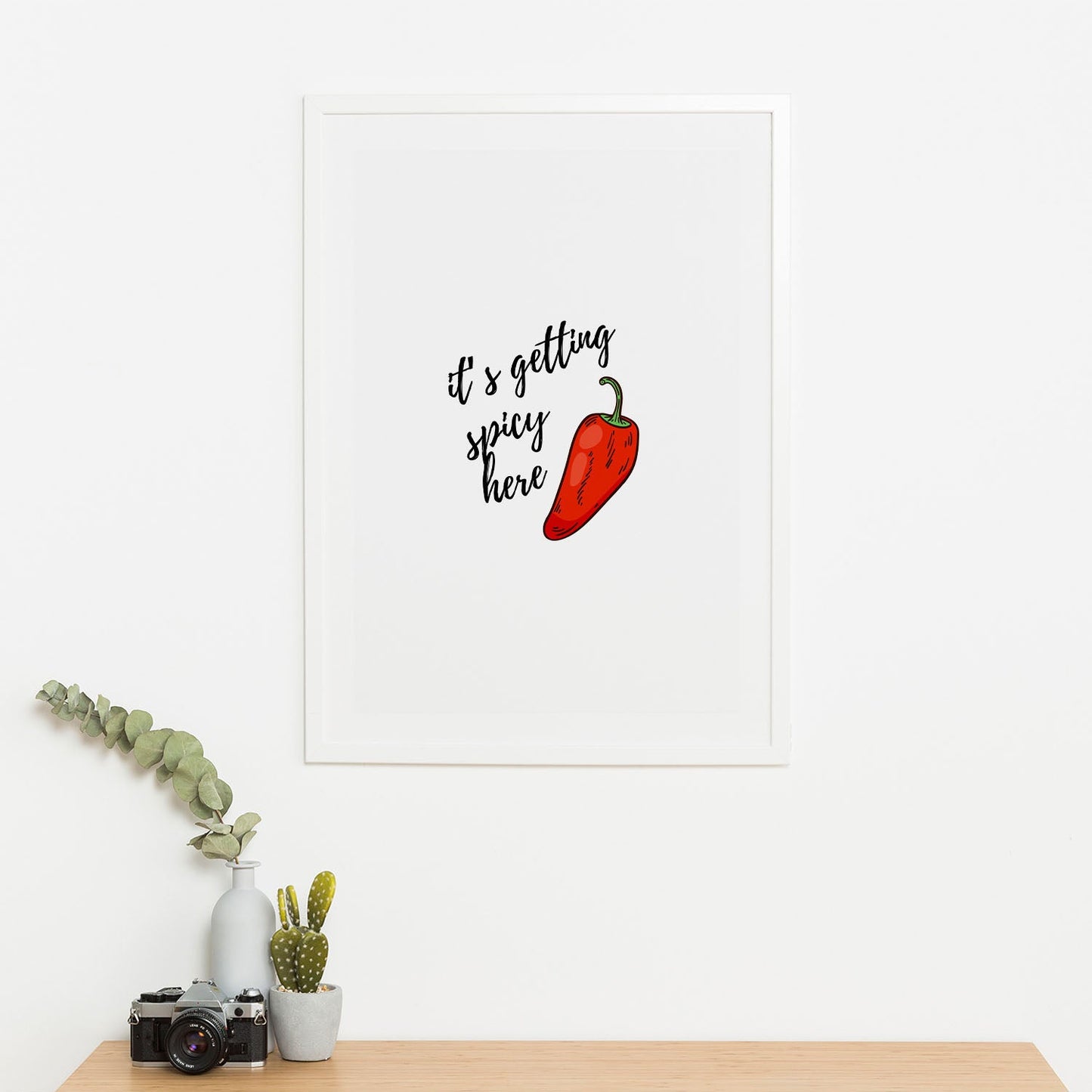 Wes Co Gallery Poster Spicy Pepper Perfection 16 x 20" Home Goods - Coffee Art Print