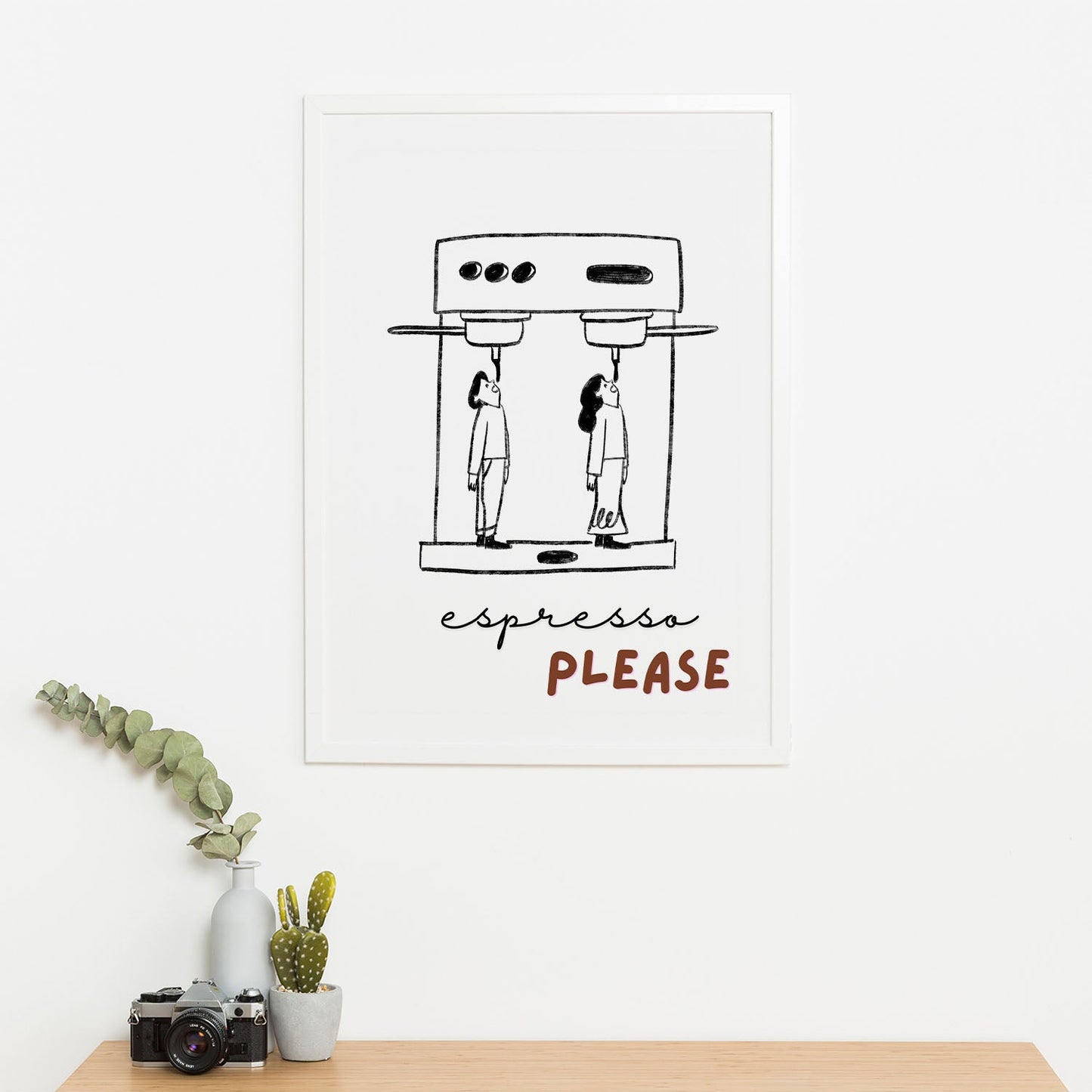 Wes Co Gallery Poster Espresso Delight 16 x 20" Home Goods - Coffee Art Print
