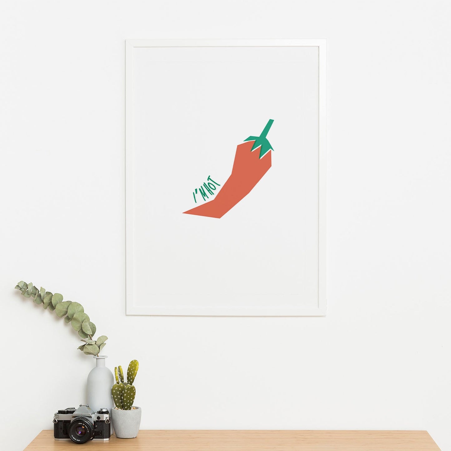 Wes Co Gallery Poster Spicy Vibes I'm Hot 16 x 20" Home Goods - Coffee Art Print