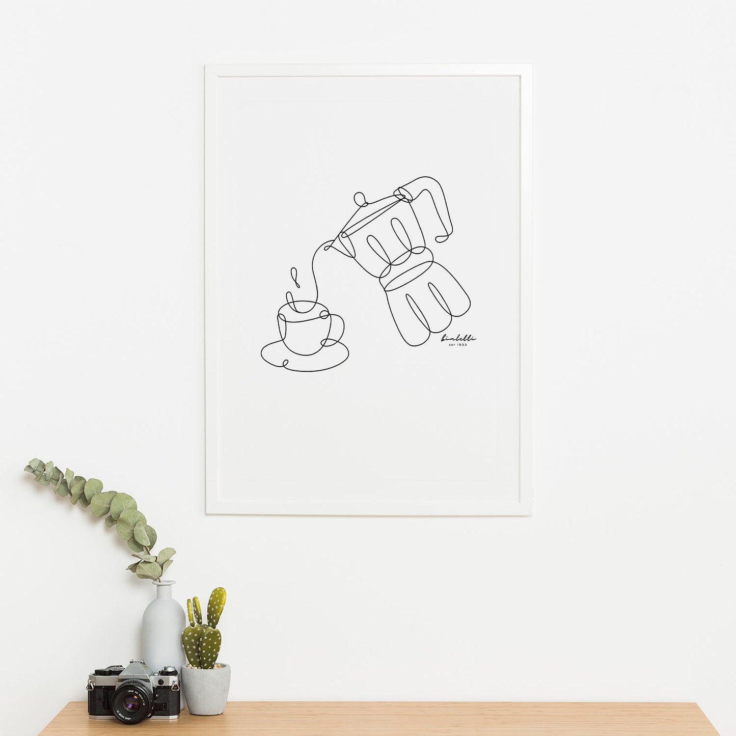 Wes Co Gallery Poster Artful Brew Minimalist Coffee 16 x 20" Home Goods - Coffee Art Print