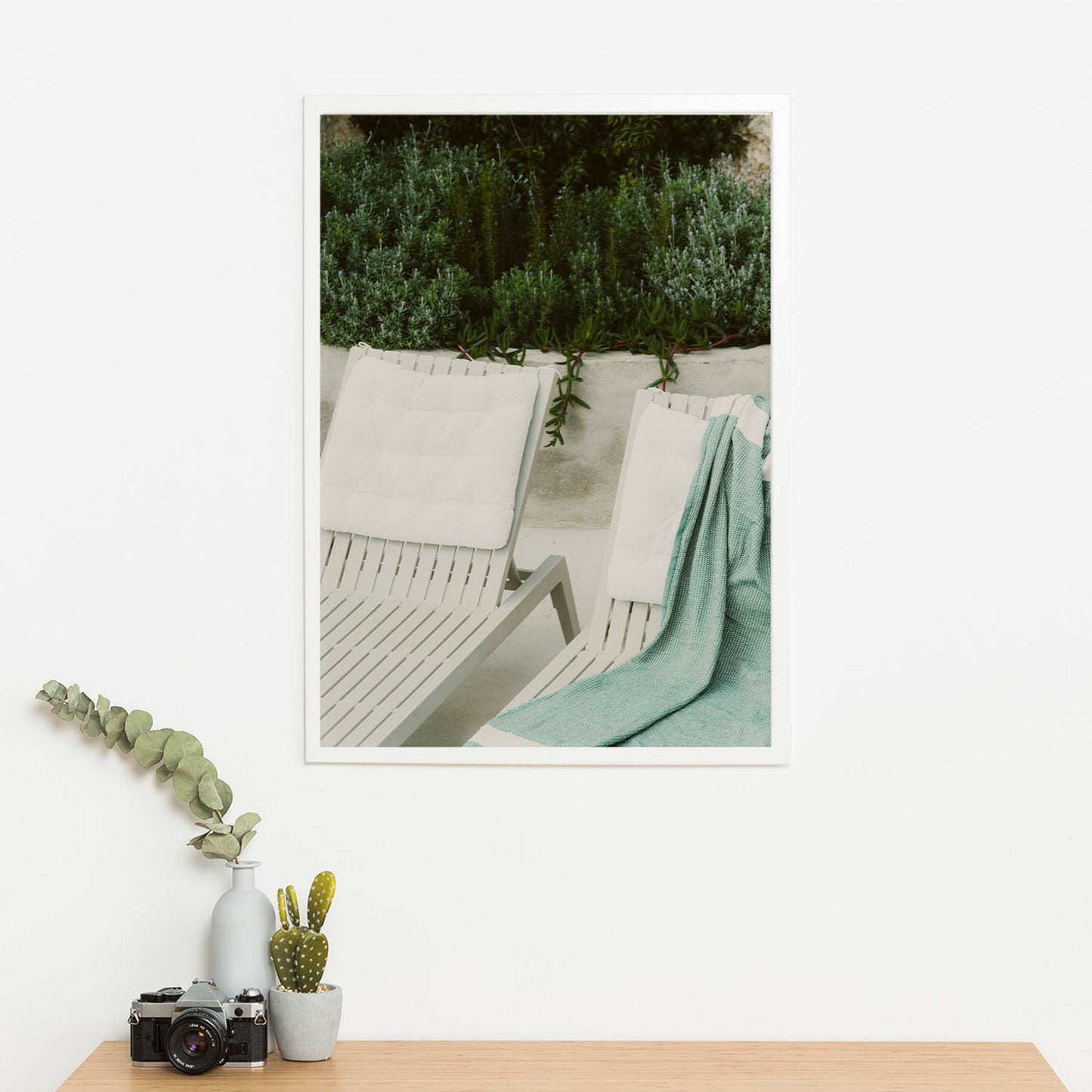 Wes Co Gallery Poster Hamptoms Retreat 11 x 17" Home Goods - Nature Art Print