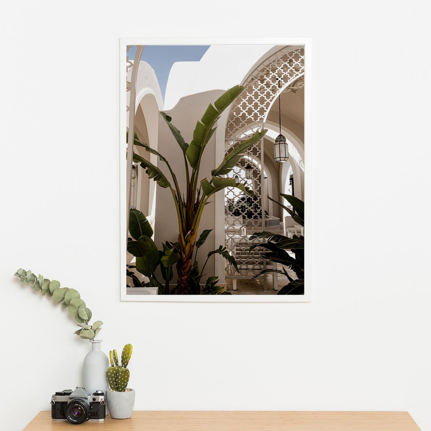 Wes Co Gallery Poster Moroccan Courtyard 11 x 17" Home Goods - Nature Art Print