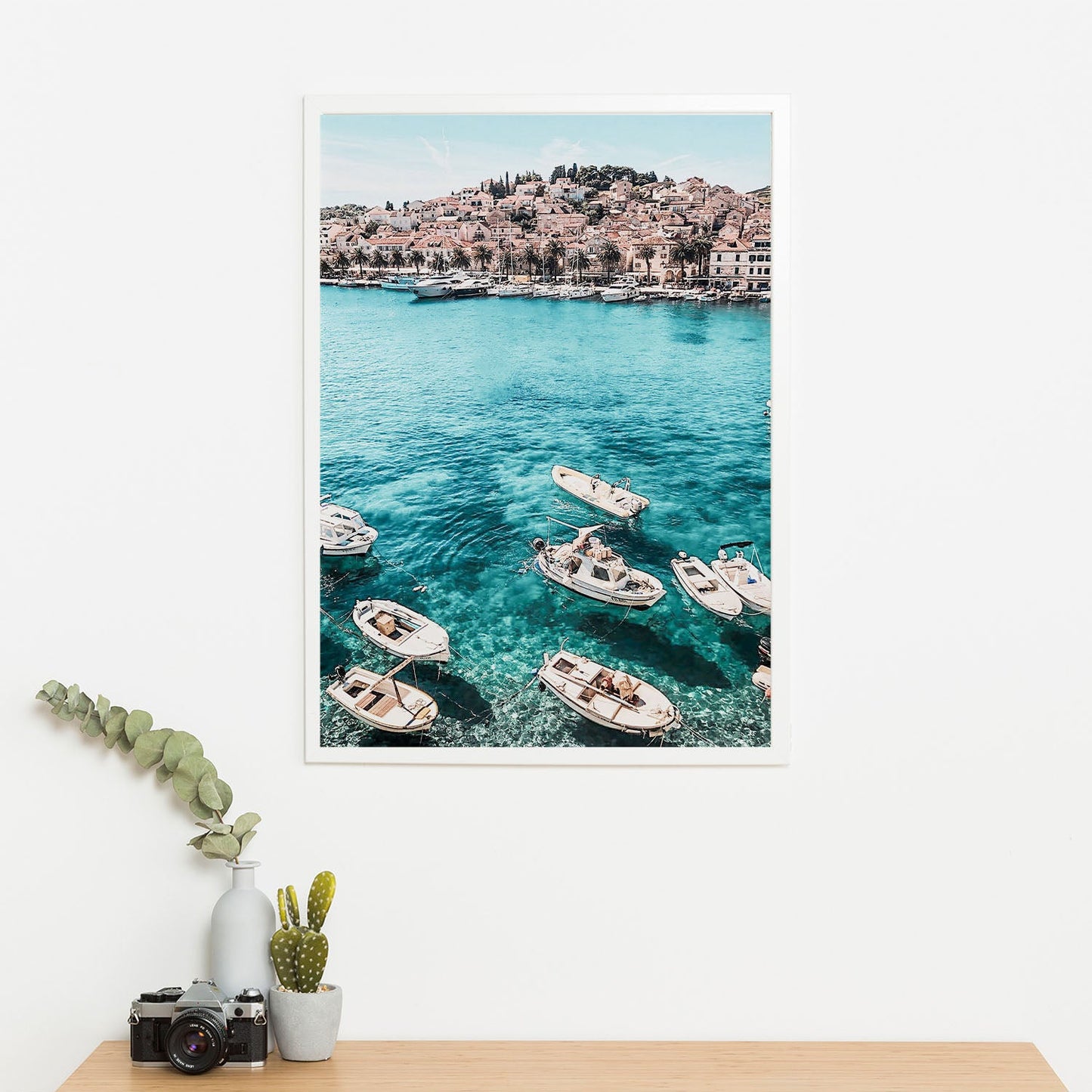 Wes Co Gallery Poster Sunset Over Split 11 x 17" Home Goods - Nature Art Print