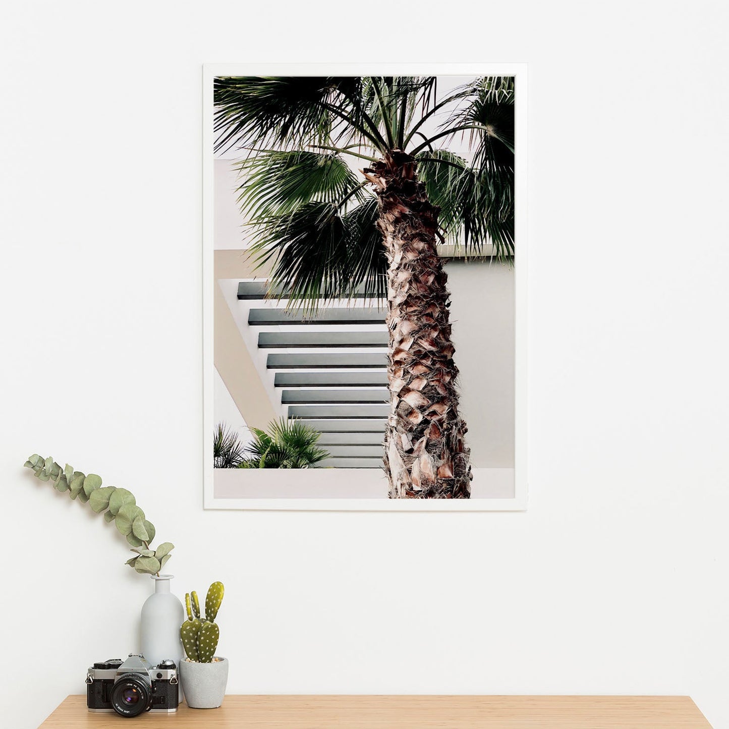 Wes Co Gallery Poster Sunset Palms 11 x 17" Home Goods - Nature Art Print