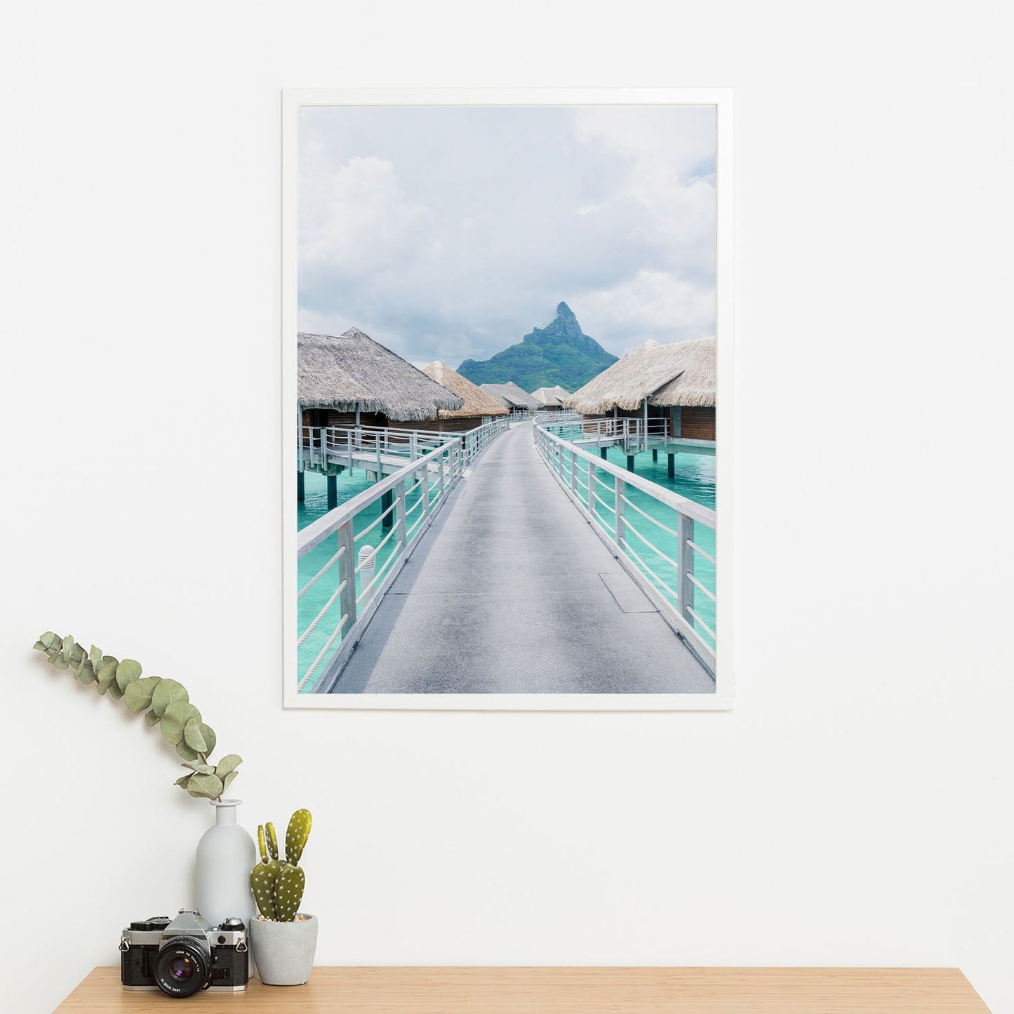 Wes Co Gallery Poster Overwater Escape 11 x 17" Home Goods - Nature Art Print