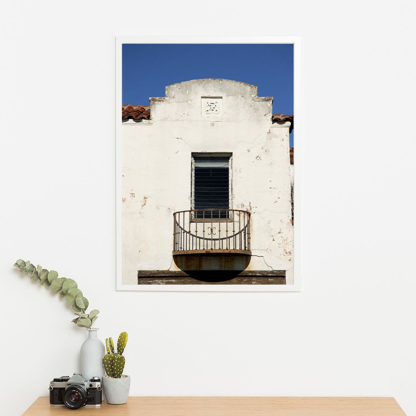 Wes Co Gallery Poster Rustic Balcony 11 x 17" Home Goods - Nature Art Print