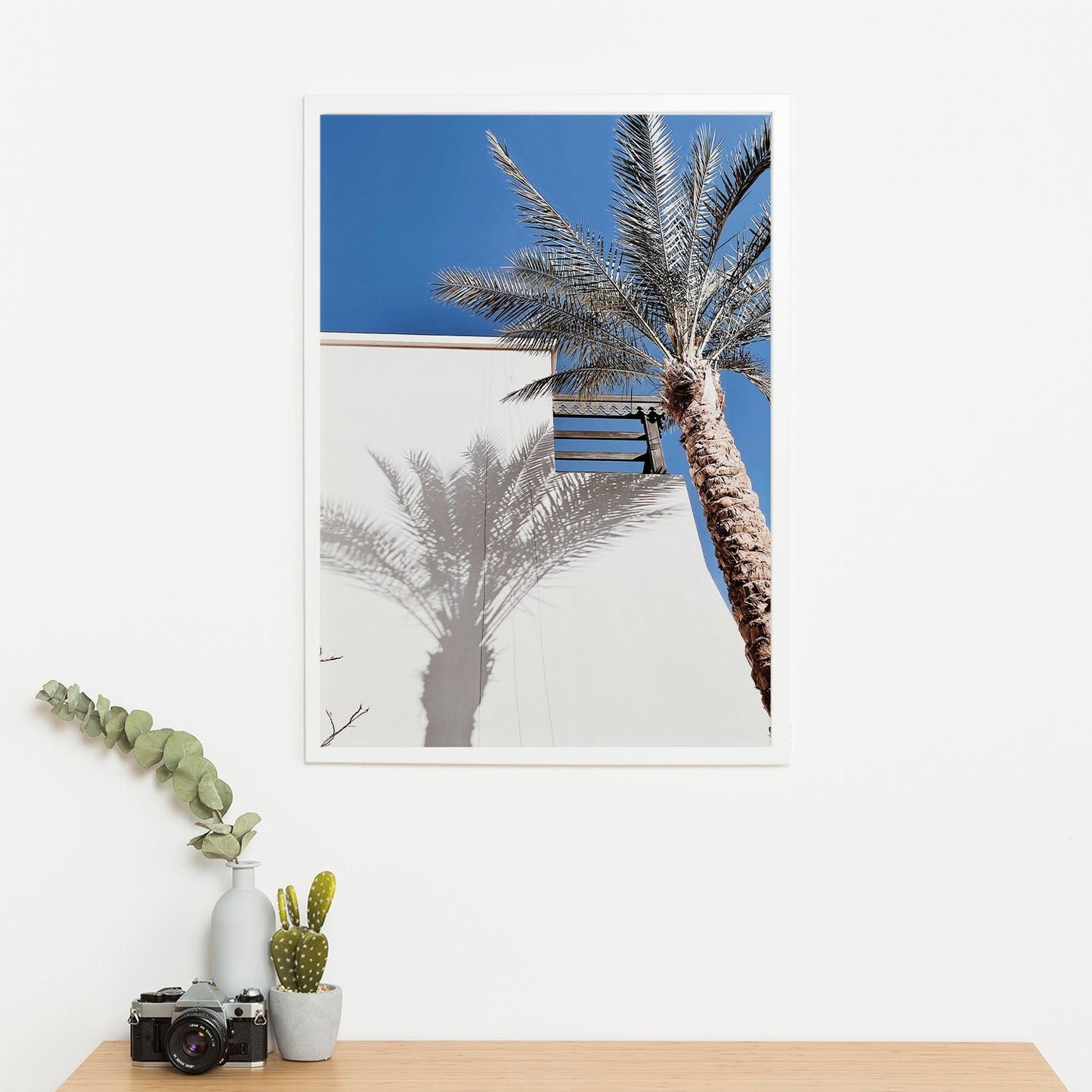 Wes Co Gallery Poster Palm Silhouette Serenity 11 x 17" Home Goods - Nature Art Print