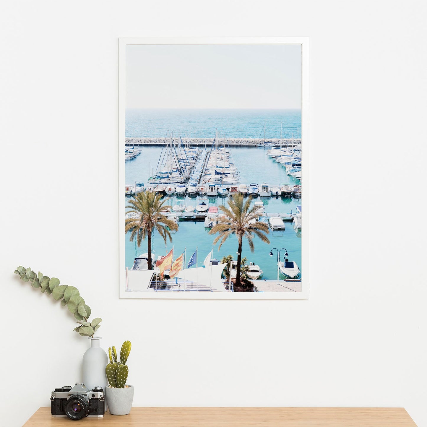 Wes Co Gallery Poster Marina Dreamscape 11 x 17" Home Goods - Nature Art Print