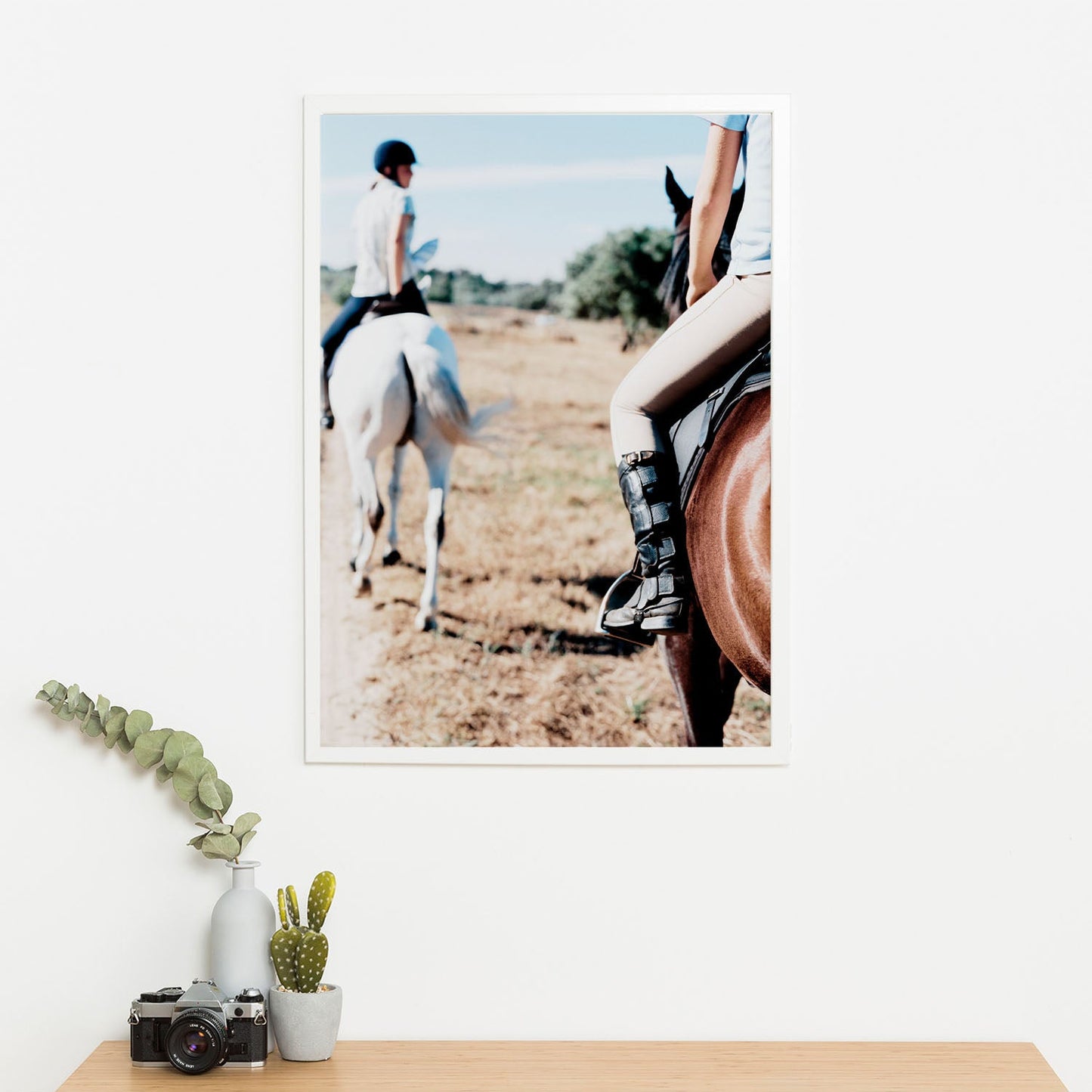 Wes Co Gallery Poster Riding Day 11 x 17" Home Goods - Nature Art Print