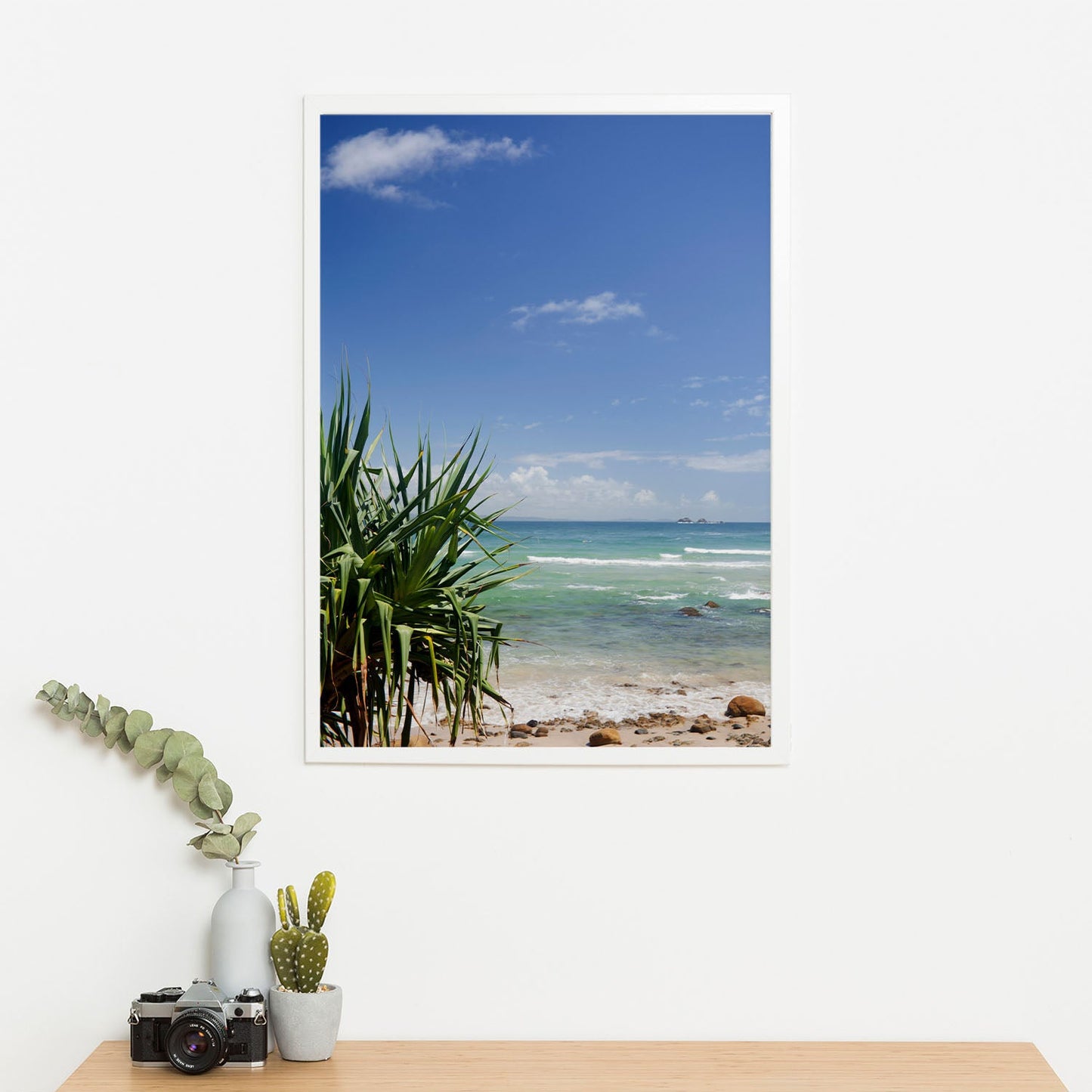 Wes Co Gallery Poster Tropical Beach Bliss 11 x 17" Home Goods - Nature Art Print