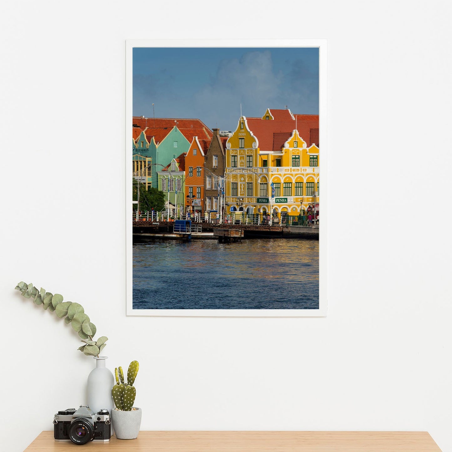 Wes Co Gallery Poster Vibrant Waterfront Charm 11 x 17" Home Goods - Nature Art Print