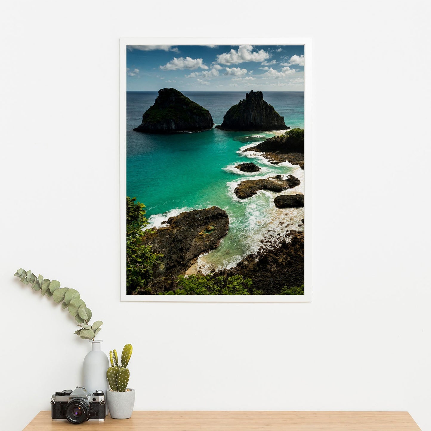 Wes Co Gallery Poster Majestic Coastal Cliffs 11 x 17" Home Goods - Nature Art Print