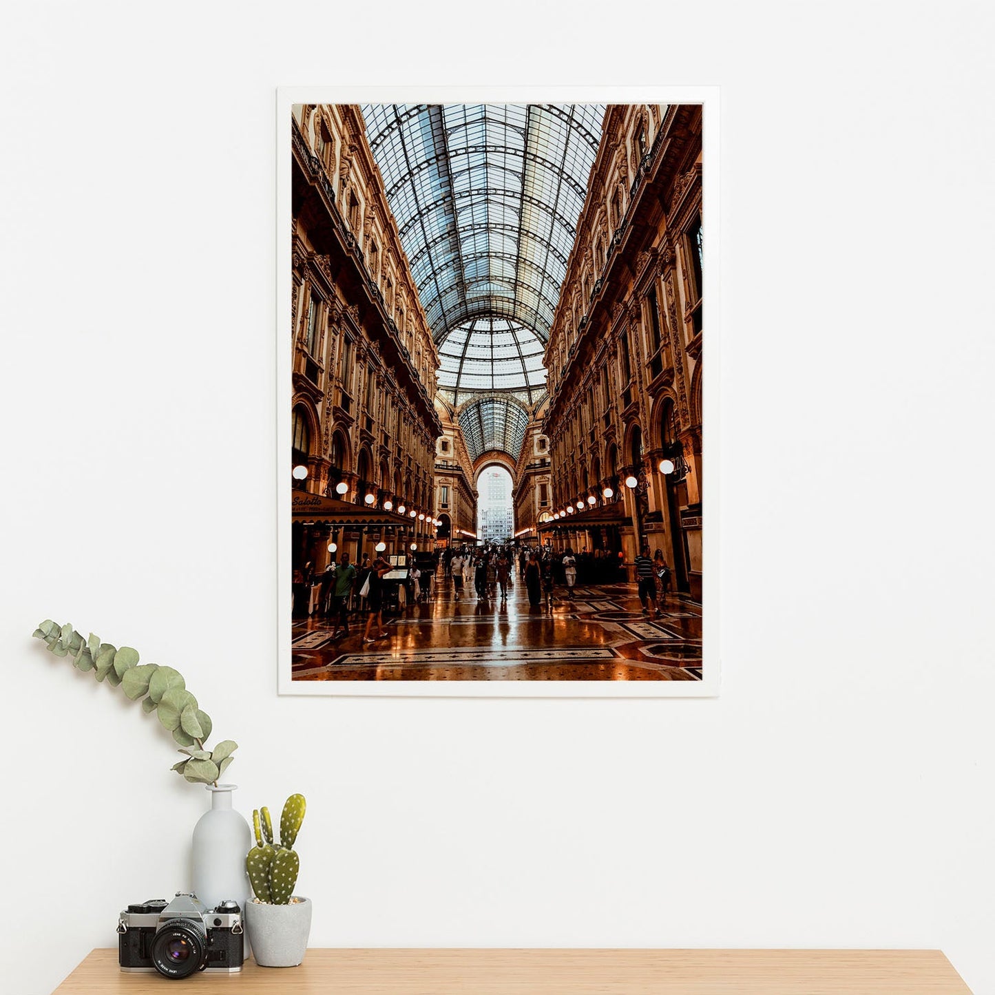Wes Co Gallery Poster Galleria Vittorio Emanuele II 11 x 17" Home Goods - Nature Art Print