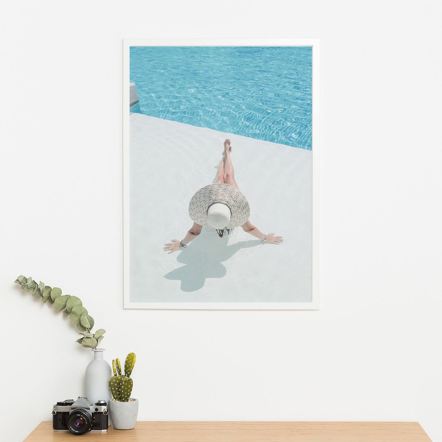 Wes Co Gallery Poster Pool Days 11 x 17" Home Goods - Nature Art Print