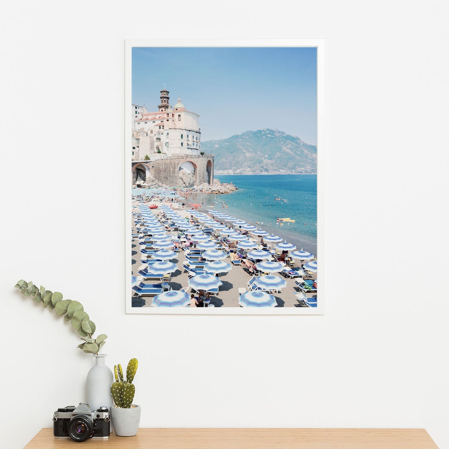 Wes Co Gallery Poster Sunlit Beachside Bliss 11 x 17" Home Goods - Nature Art Print