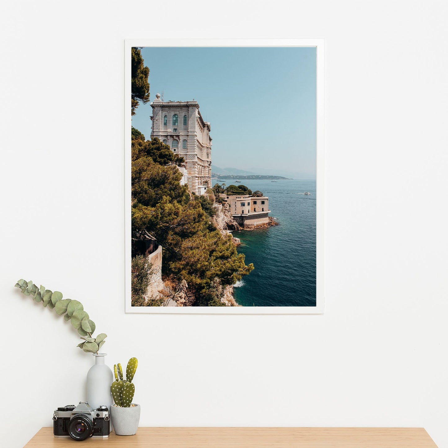 Wes Co Gallery Poster Cliffside Tranquility 11 x 17" Home Goods - Nature Art Print