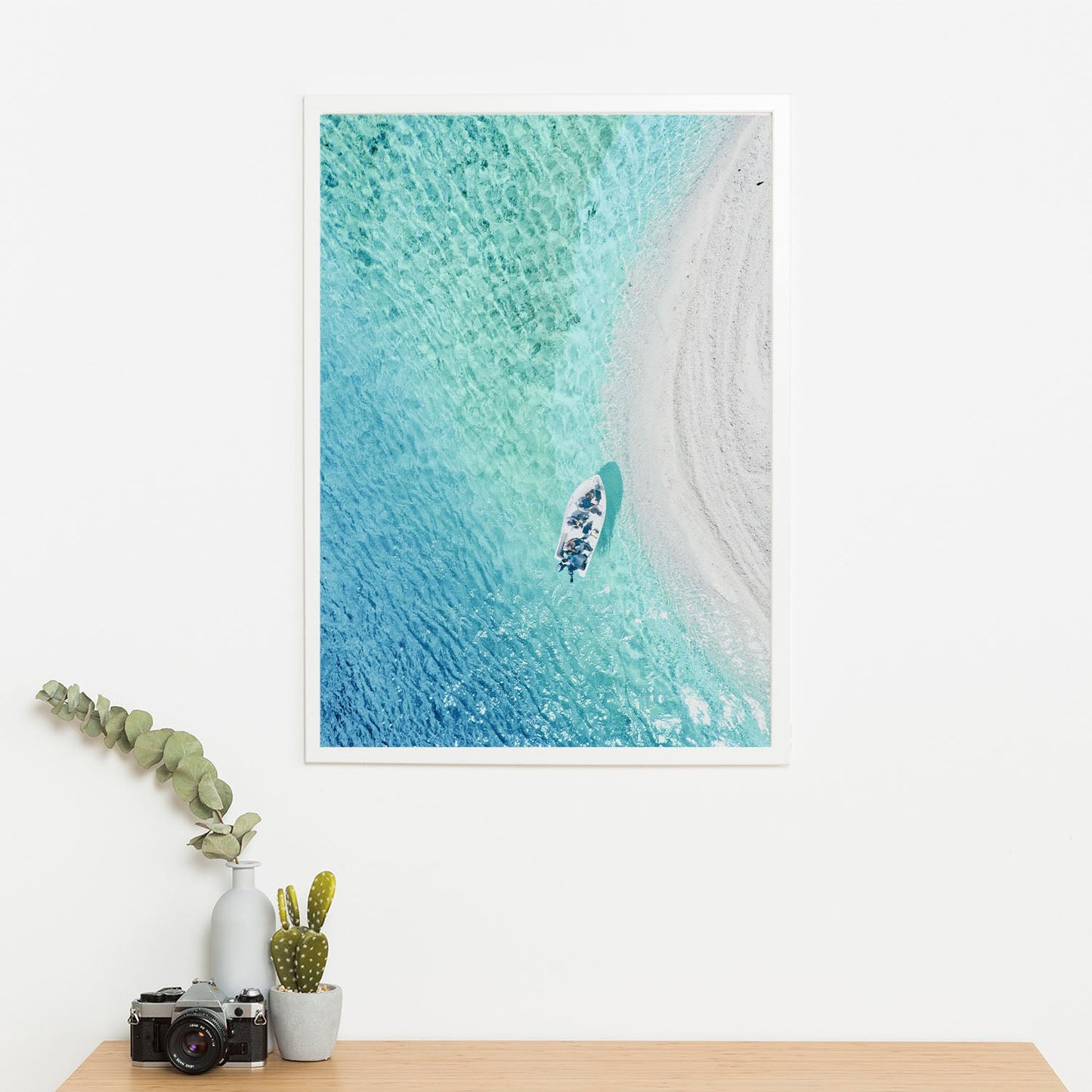 Wes Co Gallery Poster Aerial Serenity 11 x 17" Home Goods - Nature Art Print