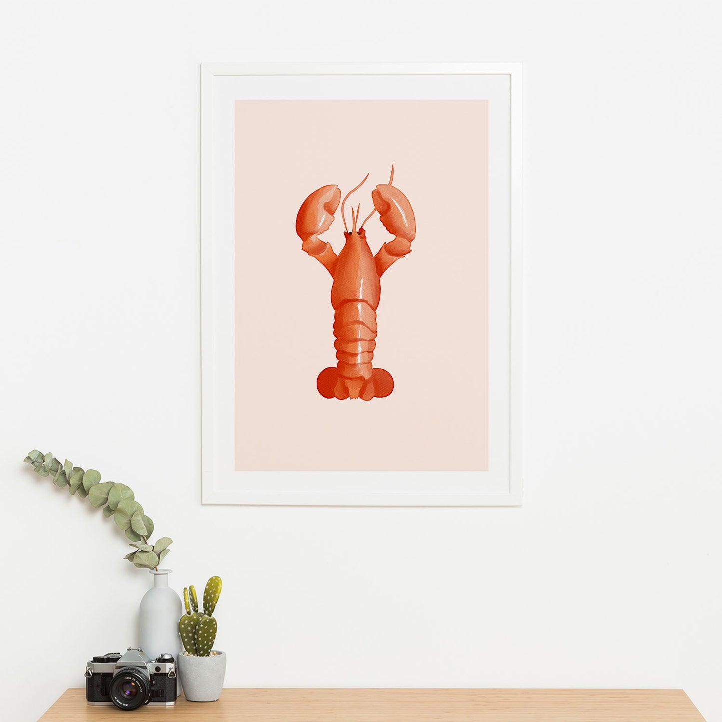 Wes Co Gallery Poster Langosta 16 x 20" Home Goods - Illustrations White border only Art Print