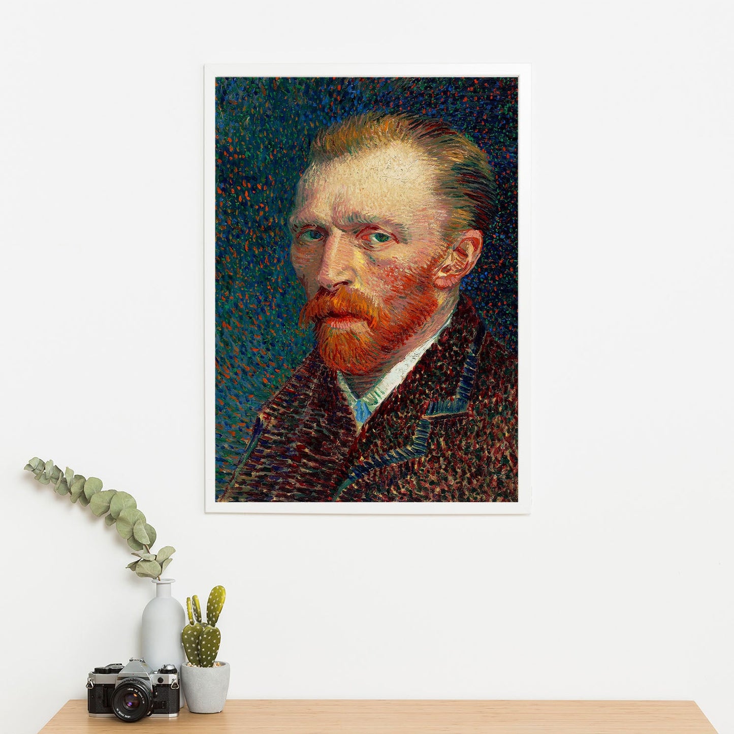 Wes Co Gallery Poster Self Portrait by Vincent Van Gogh 16 x 20" Home Goods - Artist Edge to edge Art Print