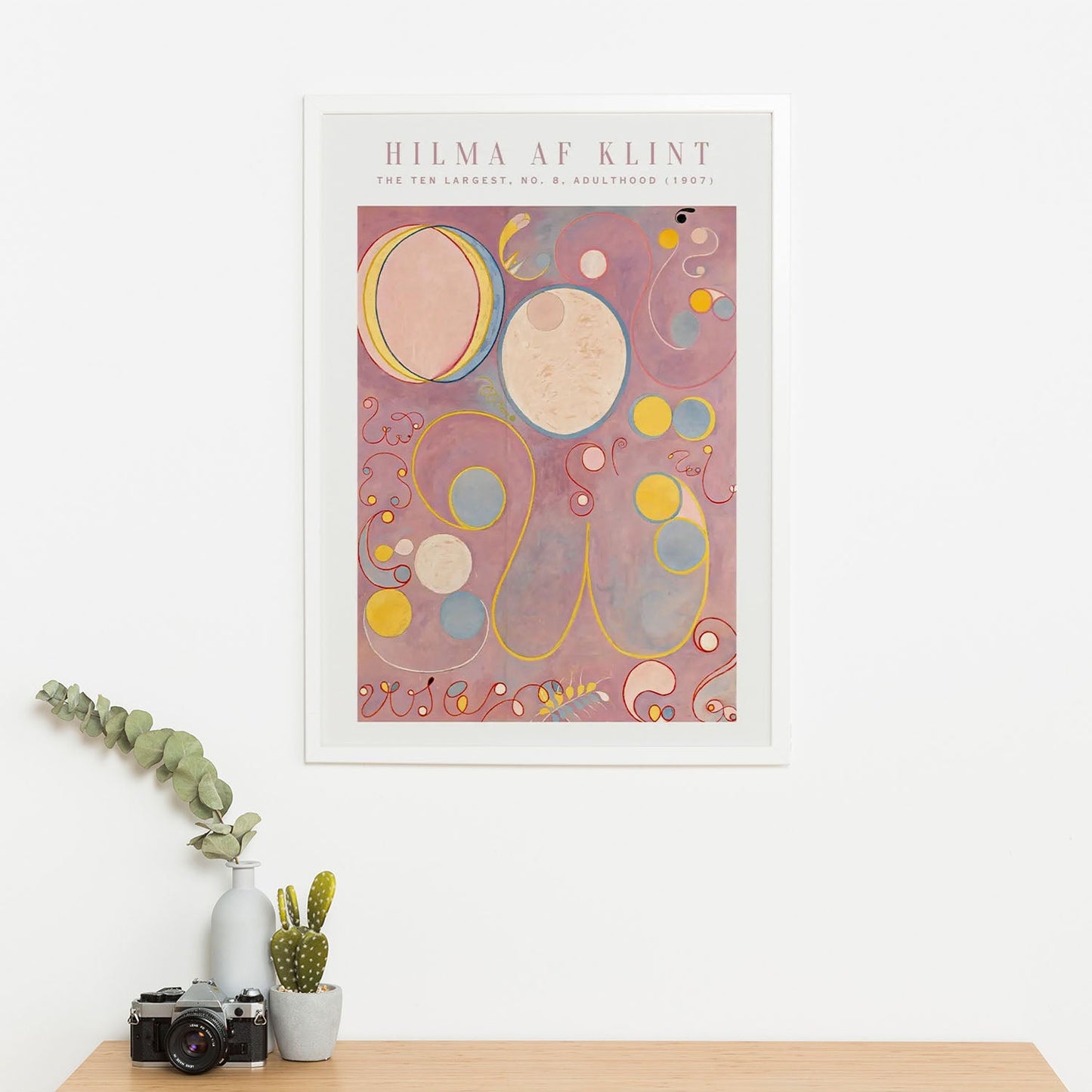 Wes Co Gallery Poster The Ten Largest No. 8 Adulthood by Hilma af Klint 16 x 20" Home Goods - Artist Edge to edge Art Print