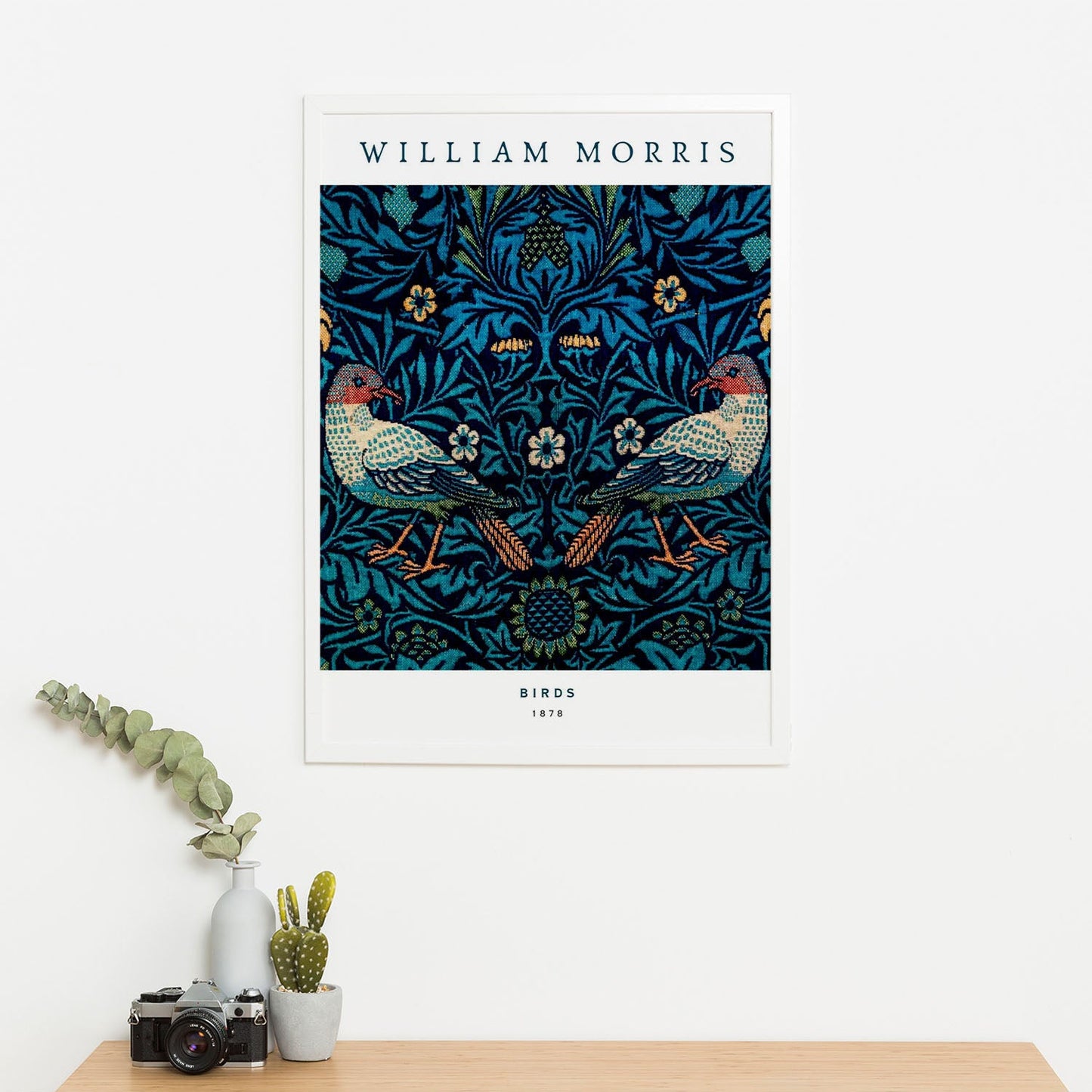 Wes Co Gallery Poster Birds by William Morris 16 x 20" Home Goods - Artist Edge to edge Art Print