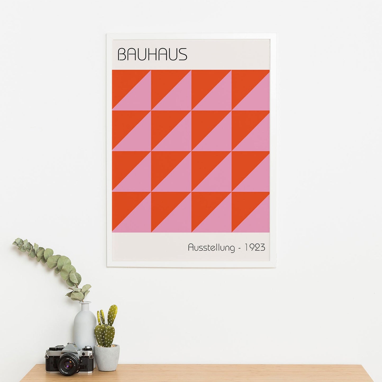 Wes Co Gallery Poster Bauhaus Geometric Minimalism 16 x 20" Home Goods - Artist Edge to edge Art Print