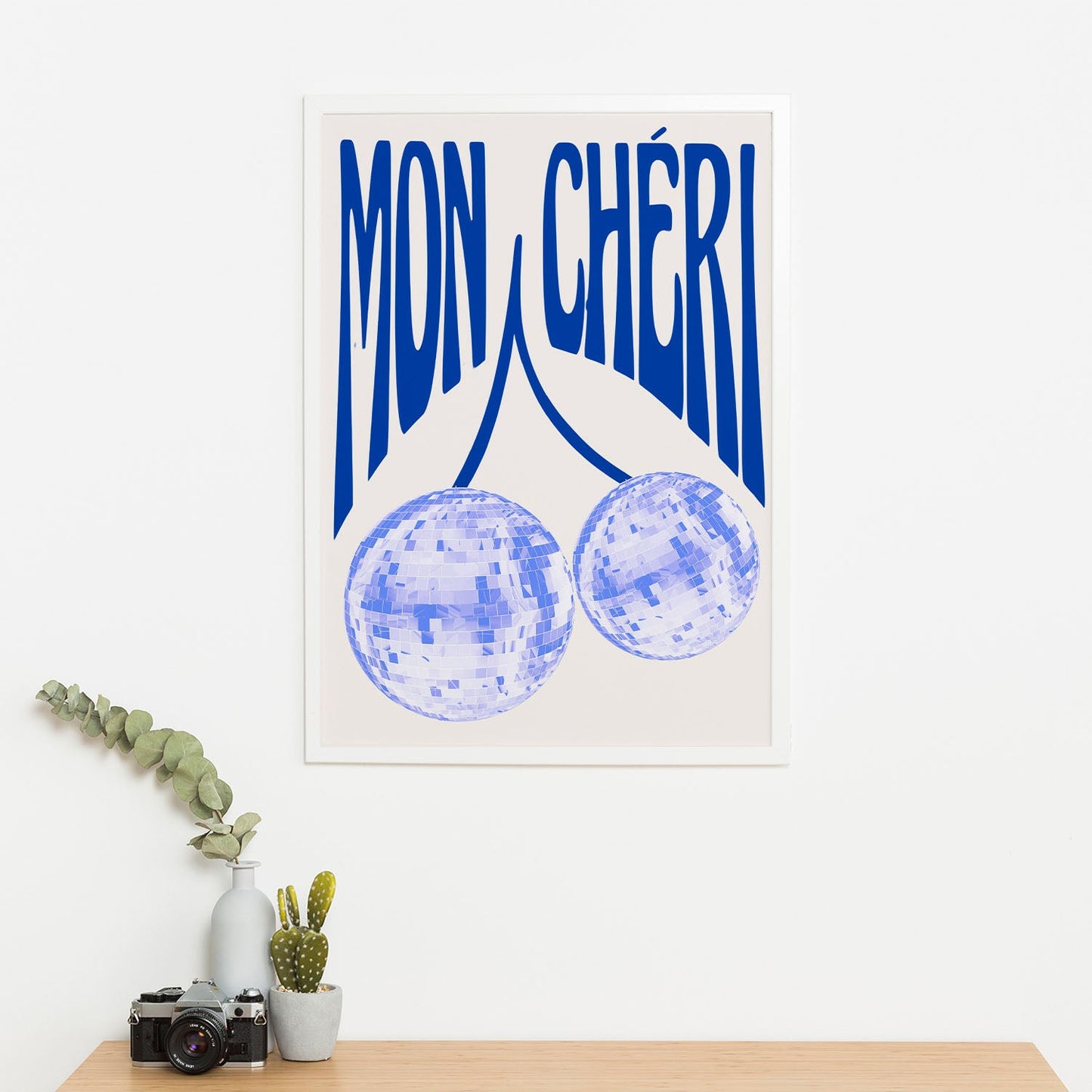 Wes Co Gallery Poster Mon Cheri Disco 11 x 17" Home Goods - Preppy Border or edge to edge Art Print