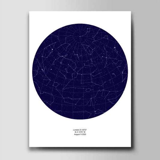 Custom - Create Your Own Star Map Poster Print