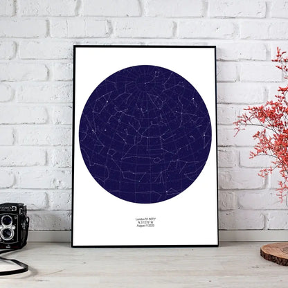 Custom - Create Your Own Star Map Poster Print