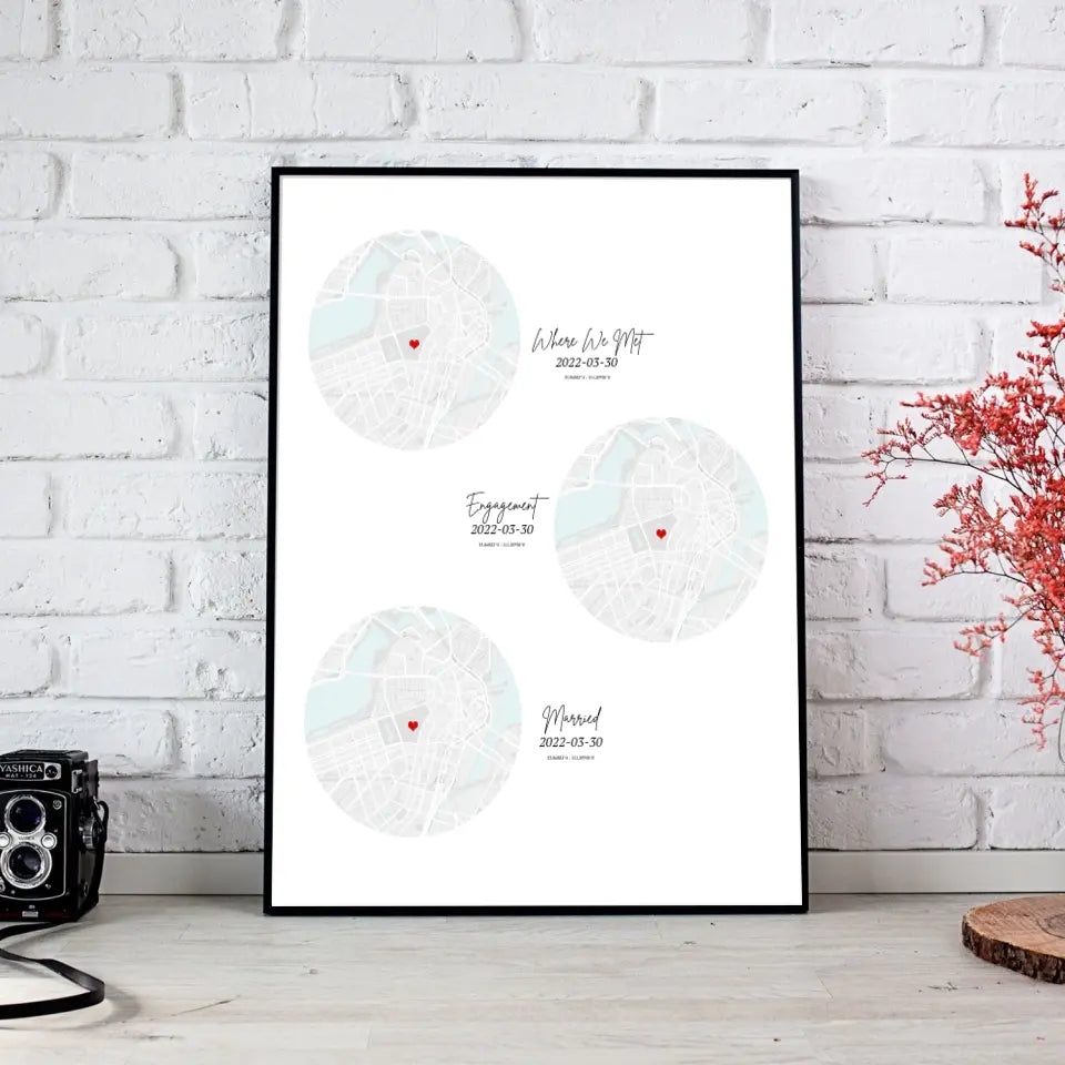 Custom - Create Your Own Journey Map Poster