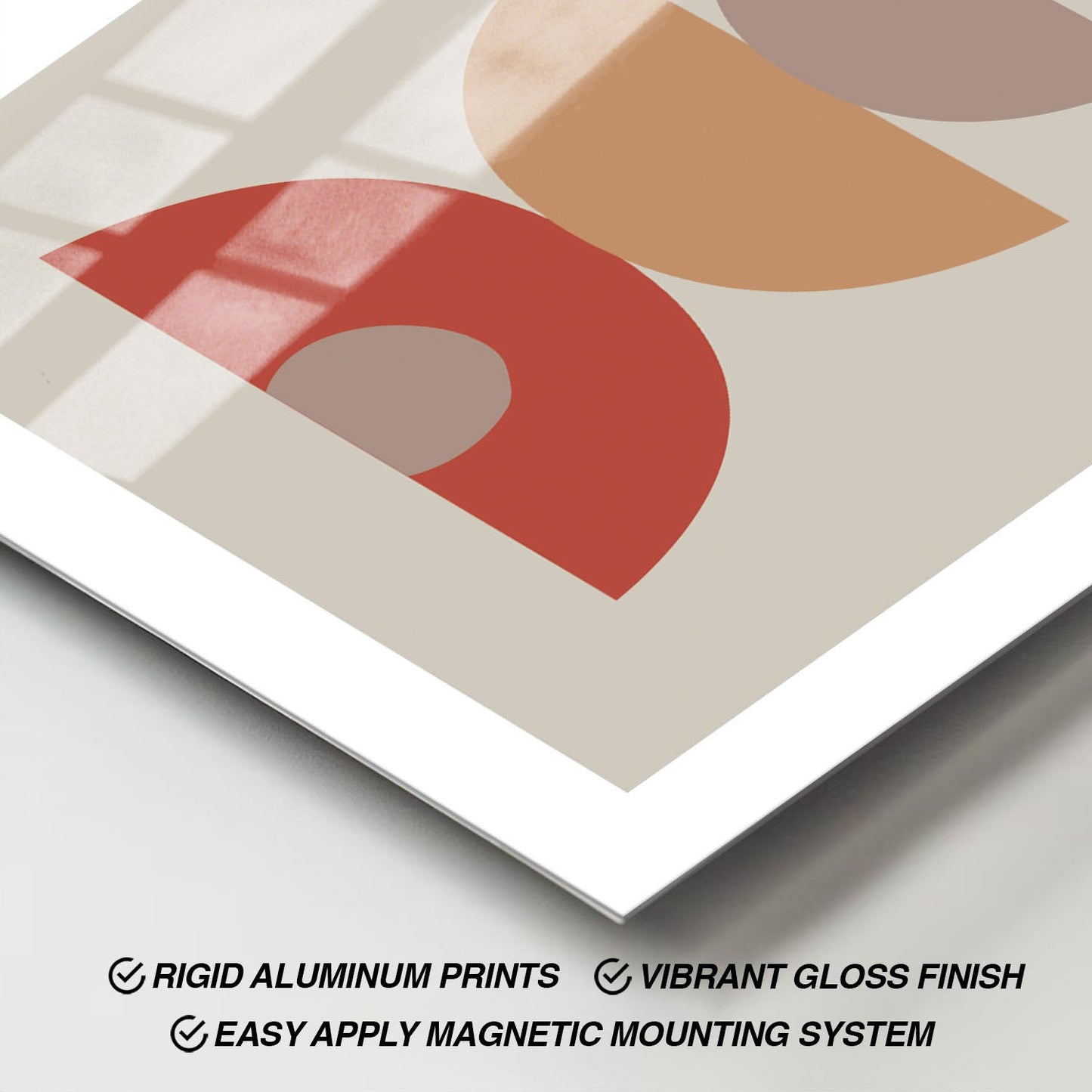 Wes Co Gallery Metal Poster Minimalist Cat and Bowls Poster 11" x 17" Home Goods - Coffee White border only Metal Art Print