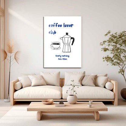 Wes Co Gallery Metal Poster Buongiorno Coffee 16" x 24" Home Goods - Coffee White border only Metal Art Print