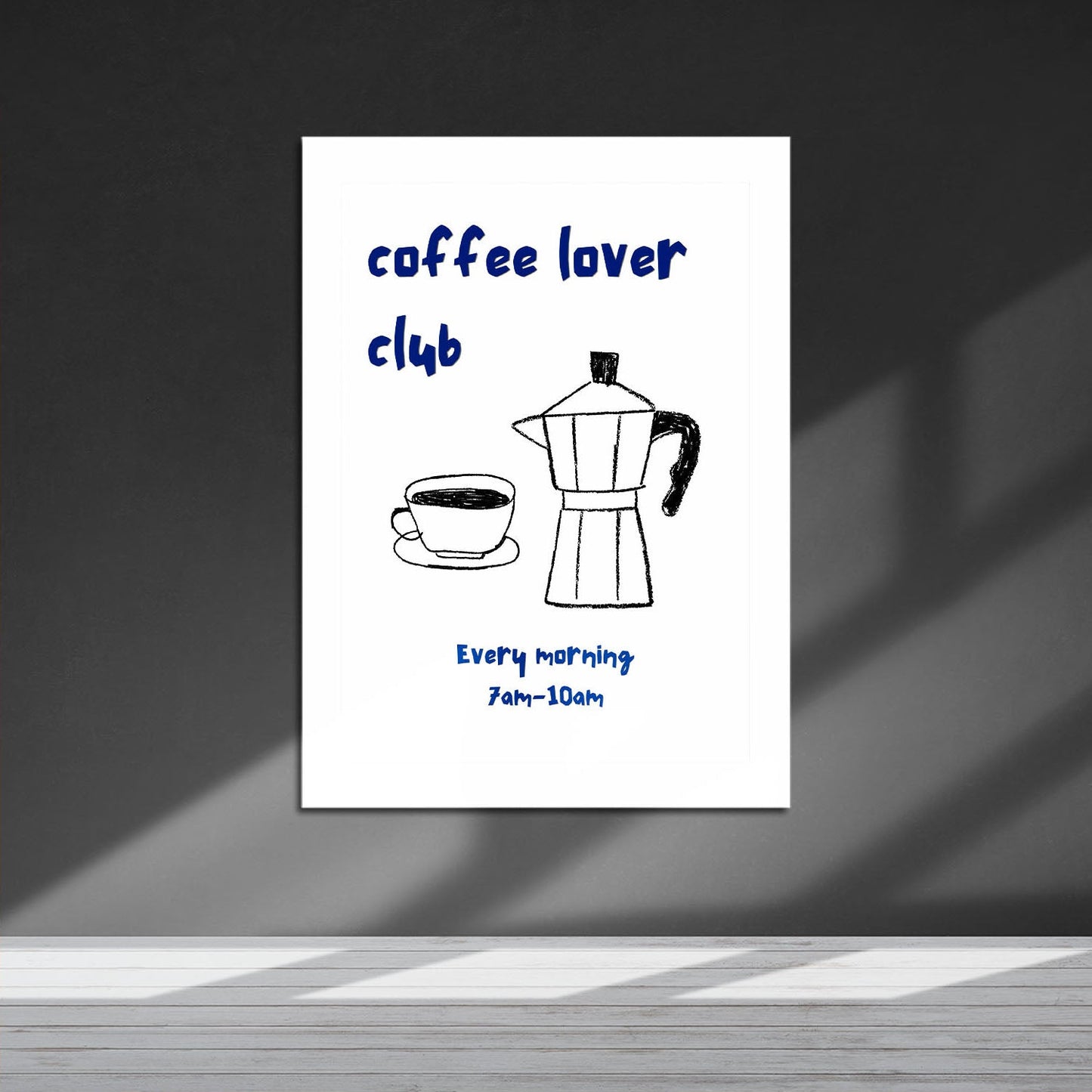 Wes Co Gallery Metal Poster Buongiorno Coffee 16" x 24" Home Goods - Coffee White border only Metal Art Print