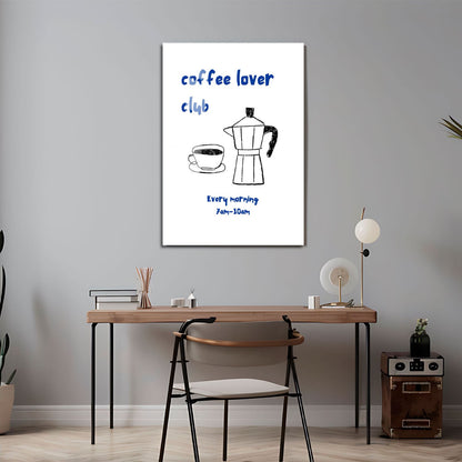 Wes Co Gallery Metal Poster Buongiorno Coffee 24" x 36" Home Goods - Coffee White border only Metal Art Print