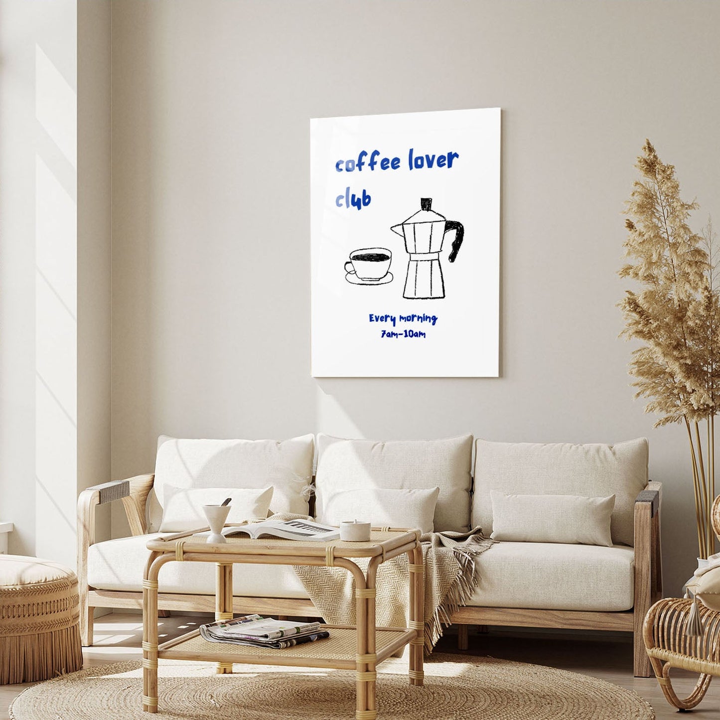 Wes Co Gallery Metal Poster Buongiorno Coffee 5" x 7" Home Goods - Coffee White border only Metal Art Print