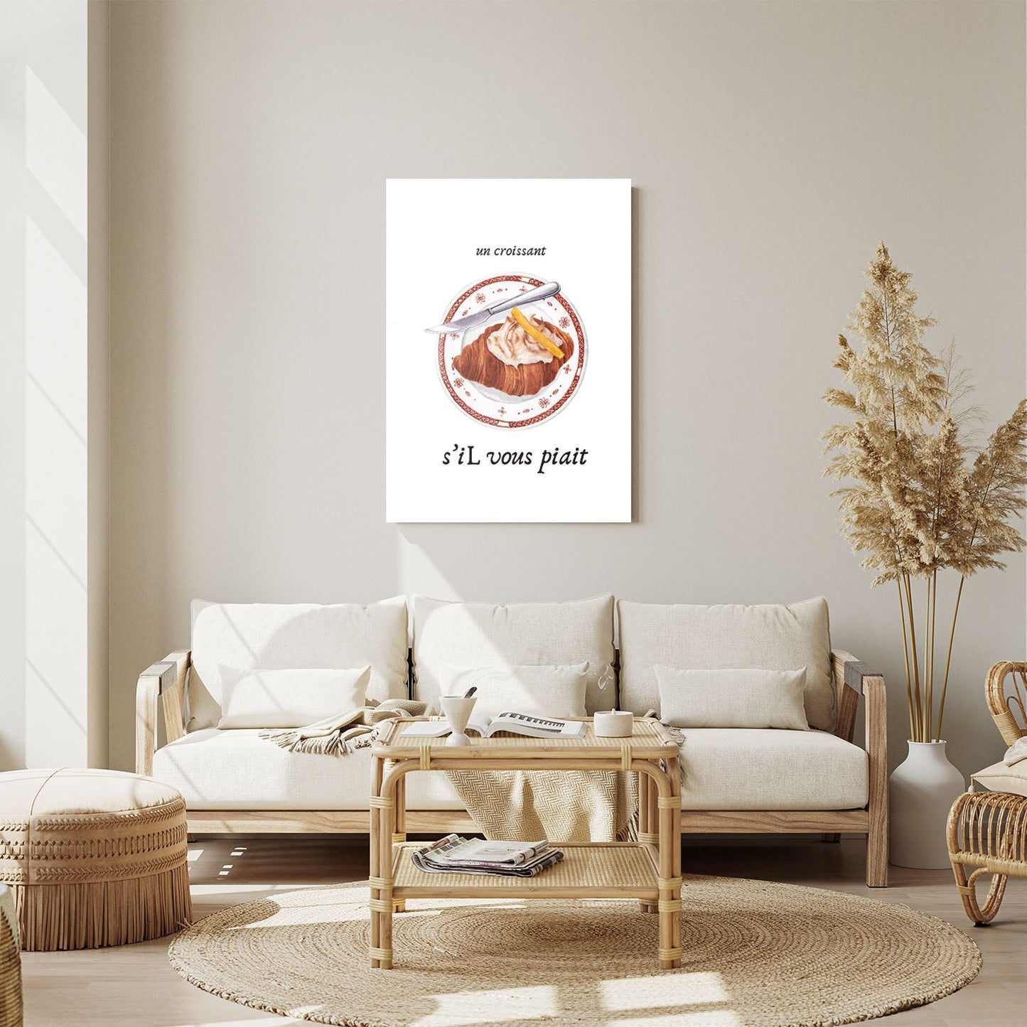 Wes Co Gallery Metal Poster Charming Coffee Club 11" x 14" Home Goods - Coffee White border only Metal Art Print