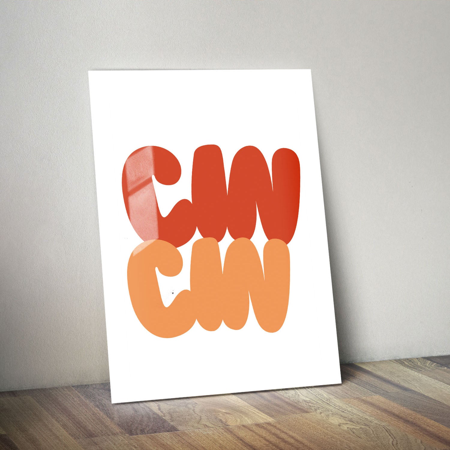 Wes Co Gallery Metal Poster Retro Cin Cin 11" x 14" Home Goods - Coffee White border only Metal Art Print