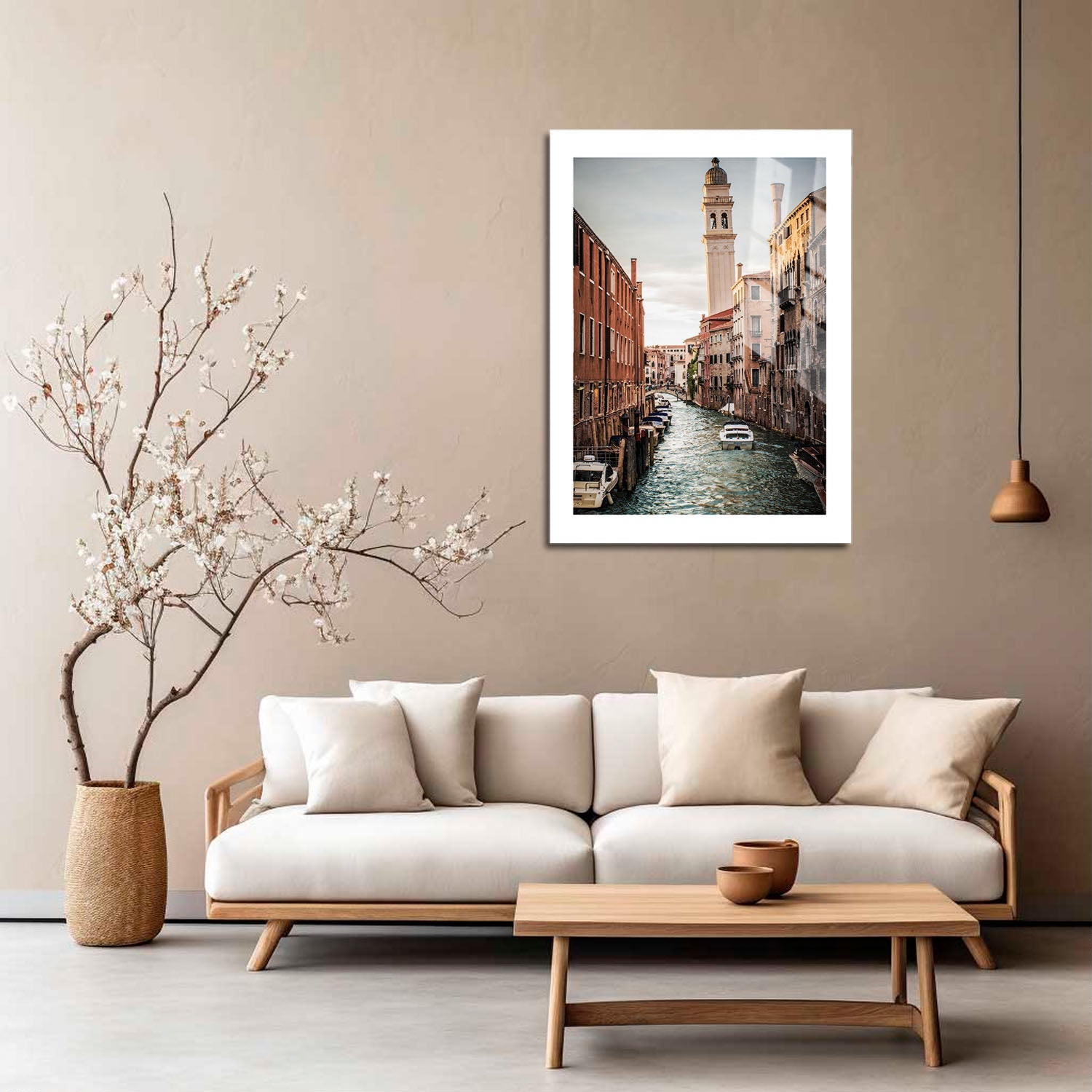 Wes Co Gallery Metal Poster Charming Venetian Canal 16" x 24" Home Goods - Travels Border or edge to edge Metal Art Print