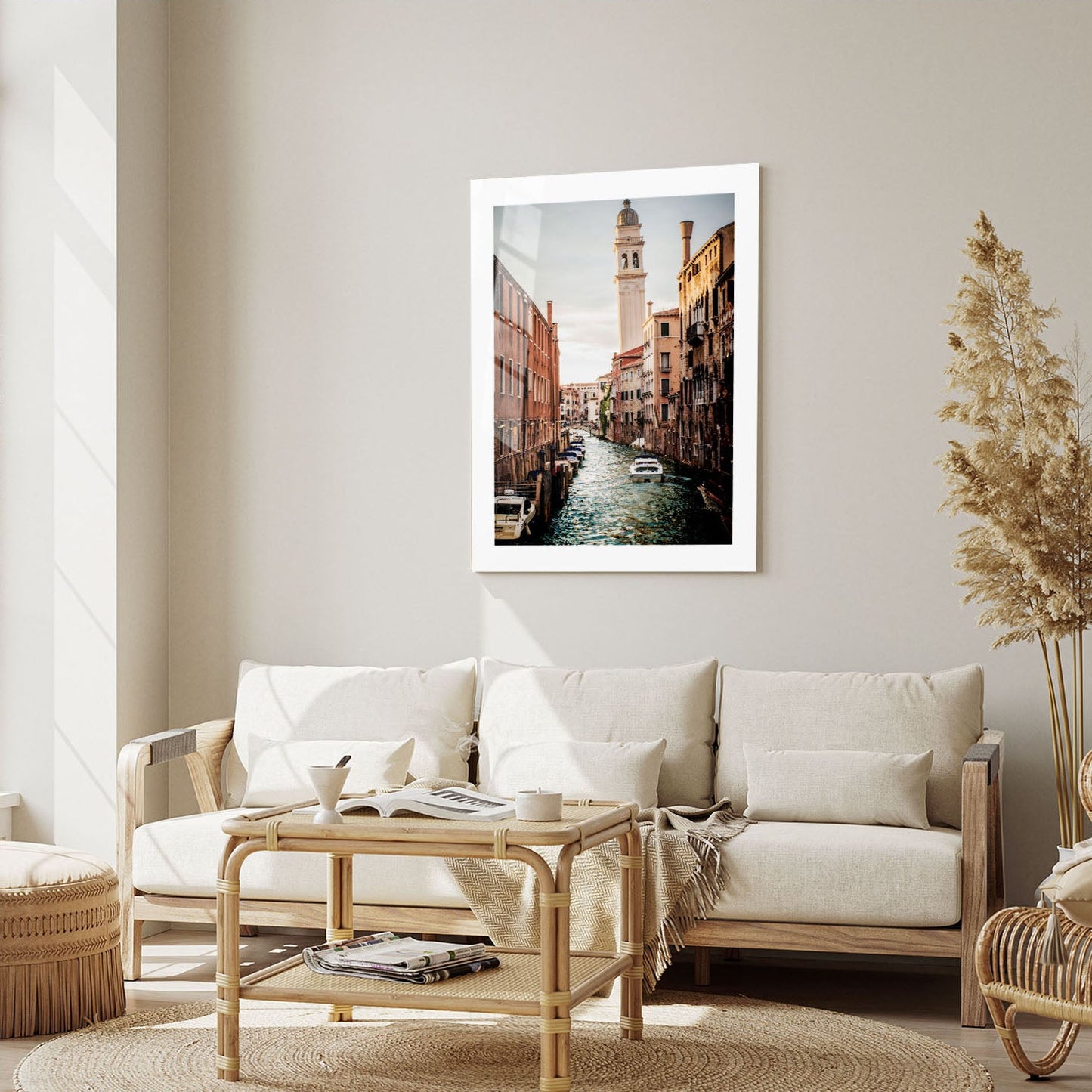 Wes Co Gallery Metal Poster Charming Venetian Canal 16" x 24" Home Goods - Travels Border or edge to edge Metal Art Print