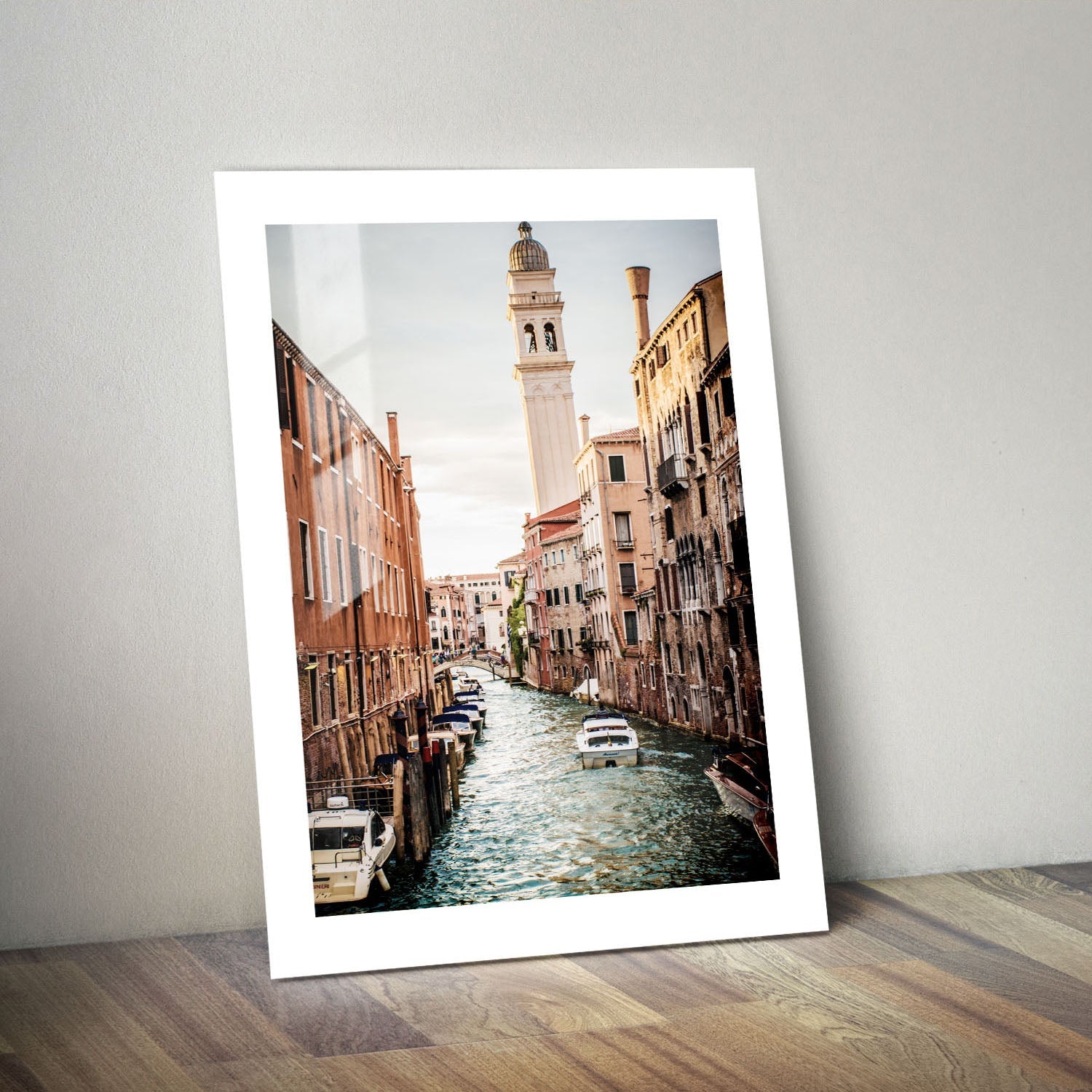 Wes Co Gallery Metal Poster Charming Venetian Canal 24" x 36" Home Goods - Travels Border or edge to edge Metal Art Print