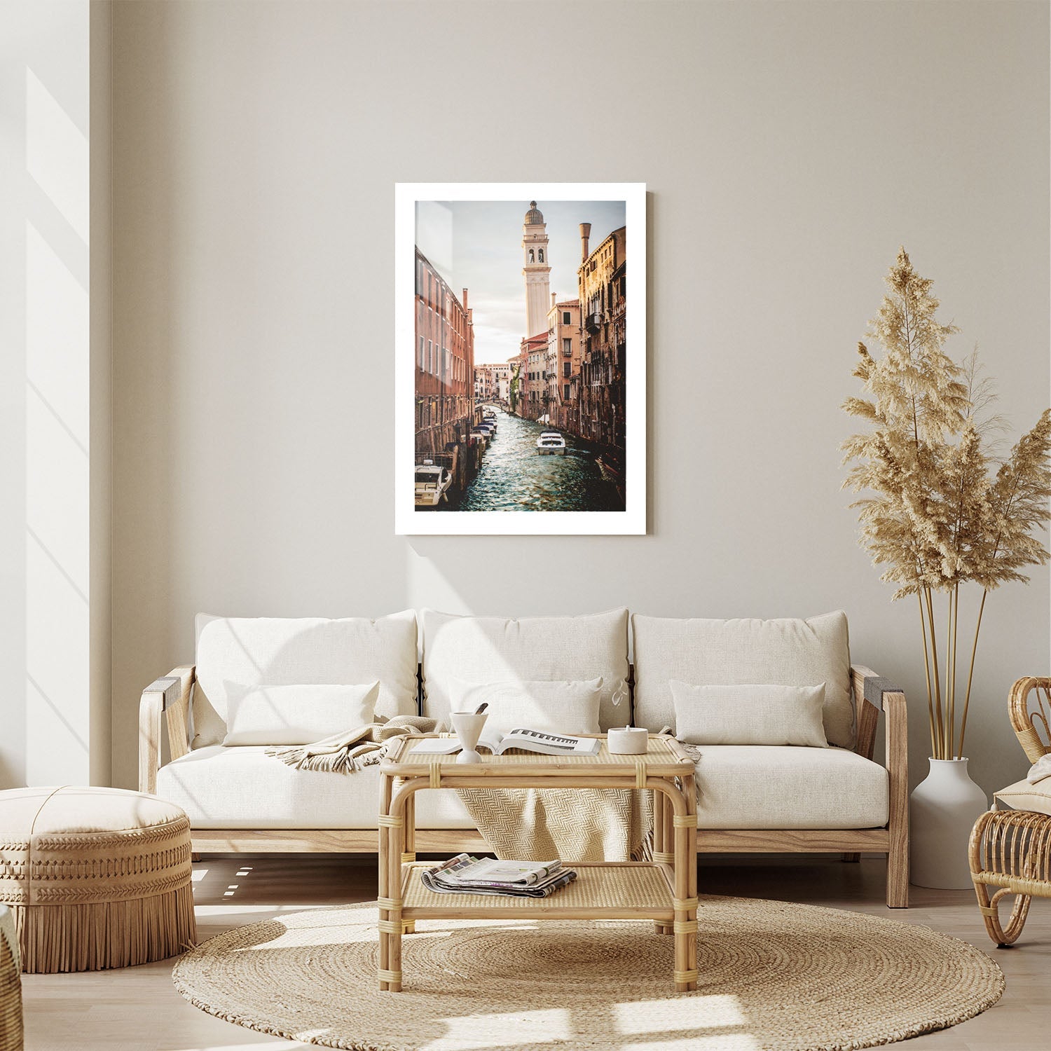 Wes Co Gallery Metal Poster Charming Venetian Canal 24" x 36" Home Goods - Travels Border or edge to edge Metal Art Print