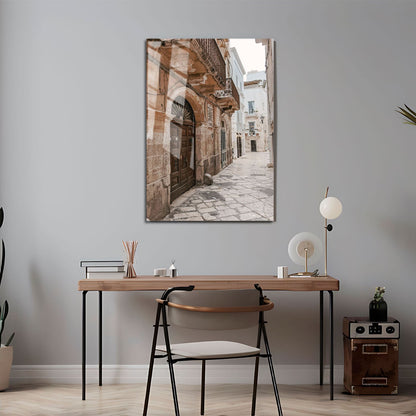 Wes Co Gallery Metal Poster Timeless Italian Alleyway 11" x 17" Home Goods - Photography Border or edge to edge Metal Art Print