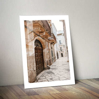 Wes Co Gallery Metal Poster Timeless Italian Alleyway 24" x 36" Home Goods - Photography Border or edge to edge Metal Art Print