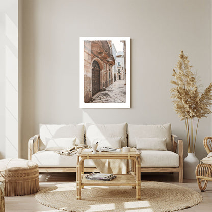 Wes Co Gallery Metal Poster Timeless Italian Alleyway 24" x 36" Home Goods - Photography Border or edge to edge Metal Art Print