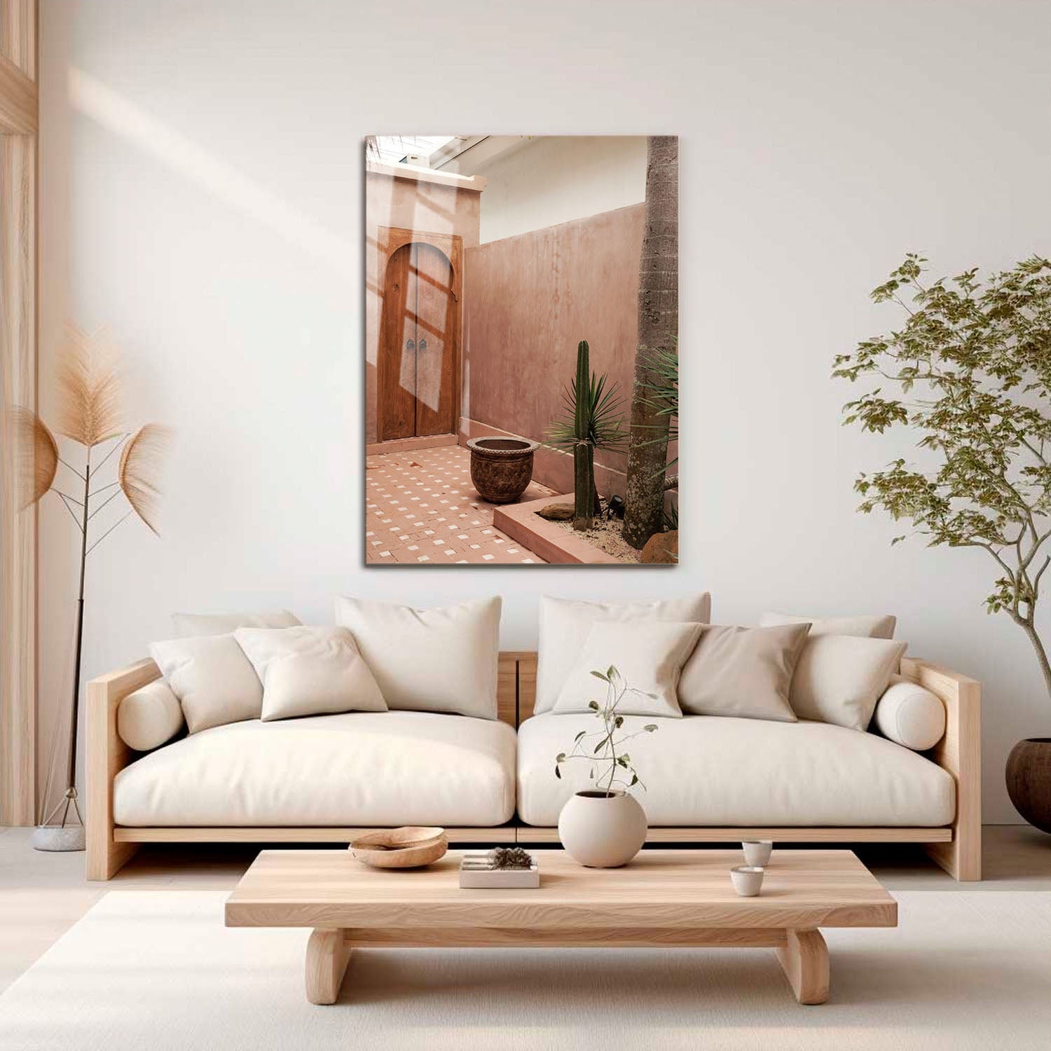 Wes Co Gallery Metal Poster Cabo Courtyard 11" x 17" Home Goods - Photography Border or edge to edge Metal Art Print