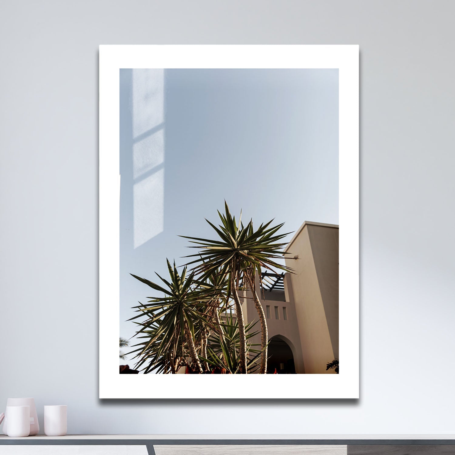 Wes Co Gallery Metal Poster Casa Palms 16" x 24" Home Goods - Photography Border or edge to edge Metal Art Print